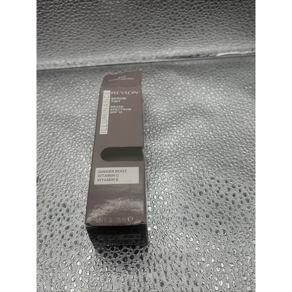 Revlon Illuminance Tinted Serum, Triple Hyaluronic Acid, SPF 15, 417 Warm Carmel